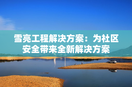 雪亮工程解決方案：為社區安全帶來全新解決方案