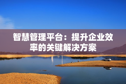 智慧管理平臺(tái)：提升企業(yè)效率的關(guān)鍵解決方案