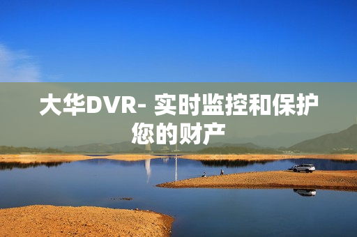 大華DVR- 實時監控和保護您的財產