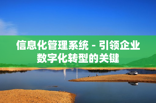 信息化管理系統(tǒng) - 引領(lǐng)企業(yè)數(shù)字化轉(zhuǎn)型的關(guān)鍵
