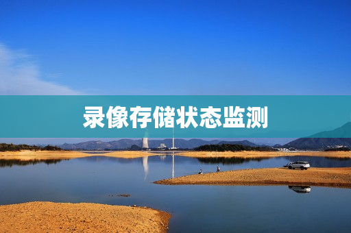錄像存儲狀態監測