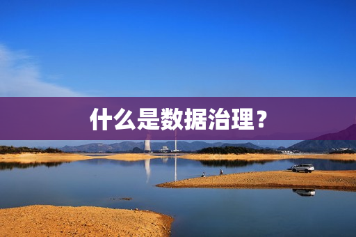 什么是數據治理？