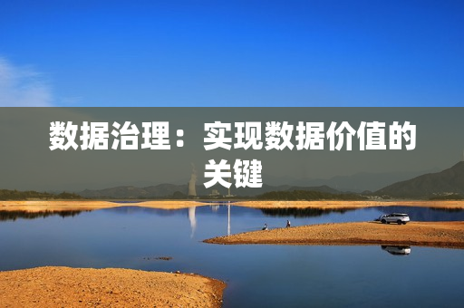 數據治理：實現數據價值的關鍵