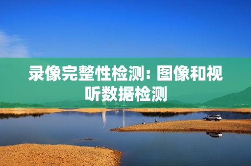 錄像完整性檢測(cè): 圖像和視聽(tīng)數(shù)據(jù)檢測(cè)